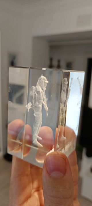 Cubo Cristal Star Wars Clonetrooper grabado laser
