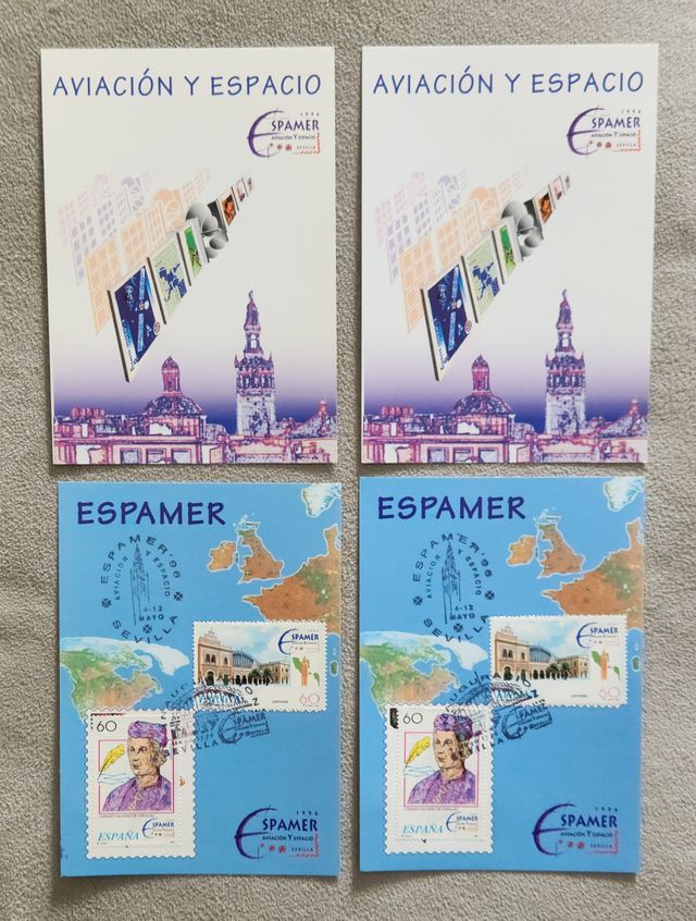 Tarjetas tipo foto, Espamer 96 Aviación y Espacio
