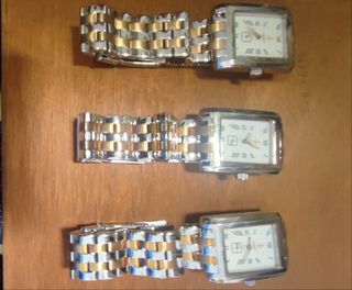 Reloj Cauny Hombre Bronce y Plata 20 cada una
