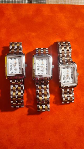 Reloj Cauny Hombre Bronce y Plata 20 cada una
