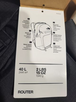 Mochila The North Face Router 40L Negra