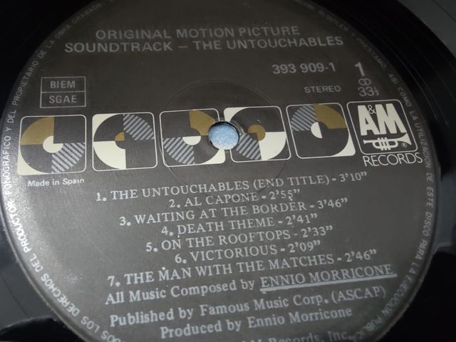 Vinilo Ennio Morricone - The Untouchables