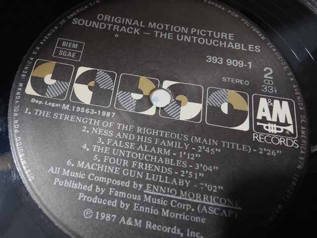 Vinilo Ennio Morricone - The Untouchables