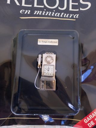 Reloj Teléfono Miniatura Colección Le Temps