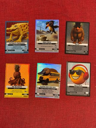 Carte Italiane Brainrot - Set 6 Carte