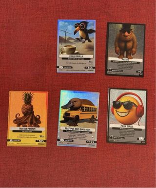 Carte Italiane Brainrot - Set 5 Carte