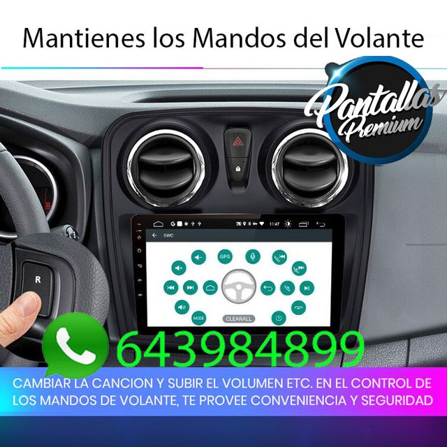 Radio Pantalla CARPLAY GPS para Dacia Sandero