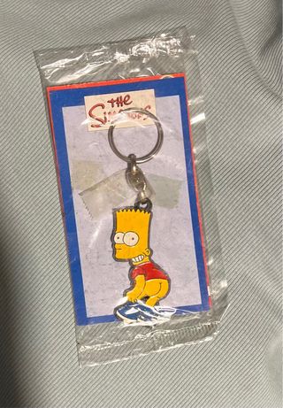 Bart Metal Enamel Keychain, The  Simpson