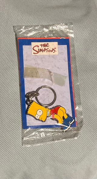 Bart Metal Enamel Keychain, The  Simpson