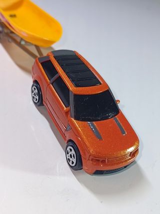 RANGE ROVER STORMER + REMOLQUE CON LANCHA 1/64 
