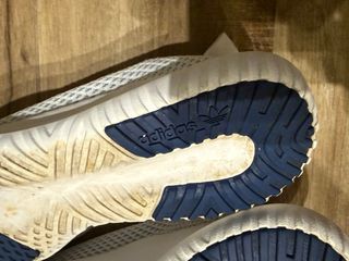 Scarpe Adidas uomo bianche e blu