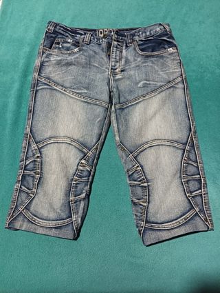 Bermudas vaqueras azules