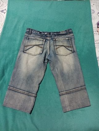 Bermudas vaqueras azules
