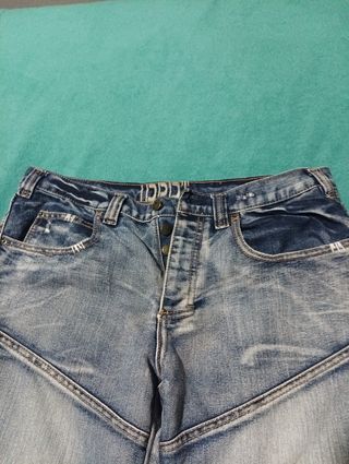 Bermudas vaqueras azules