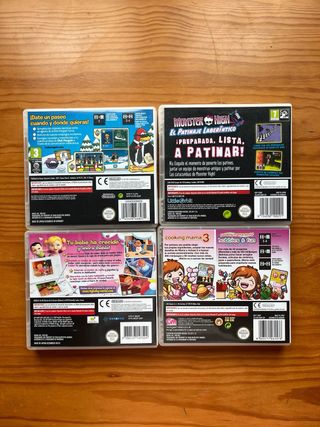 4 Juegos Nintendo DS