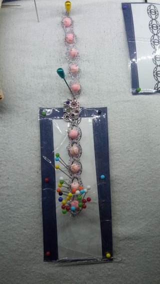 Pulsera de bolillos con elefante