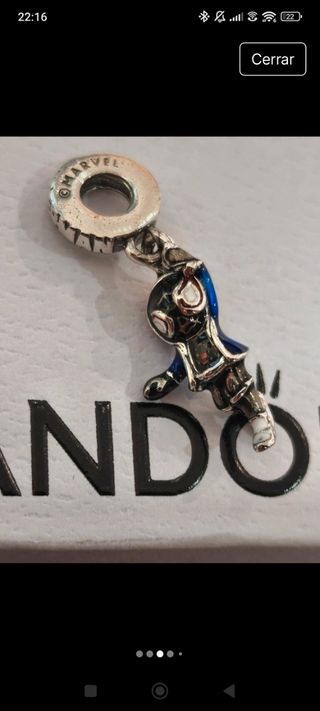 Pandora Charm Spiderman abalorio incluye la caja 
