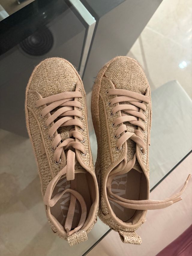 Zapatillas Zara Beige