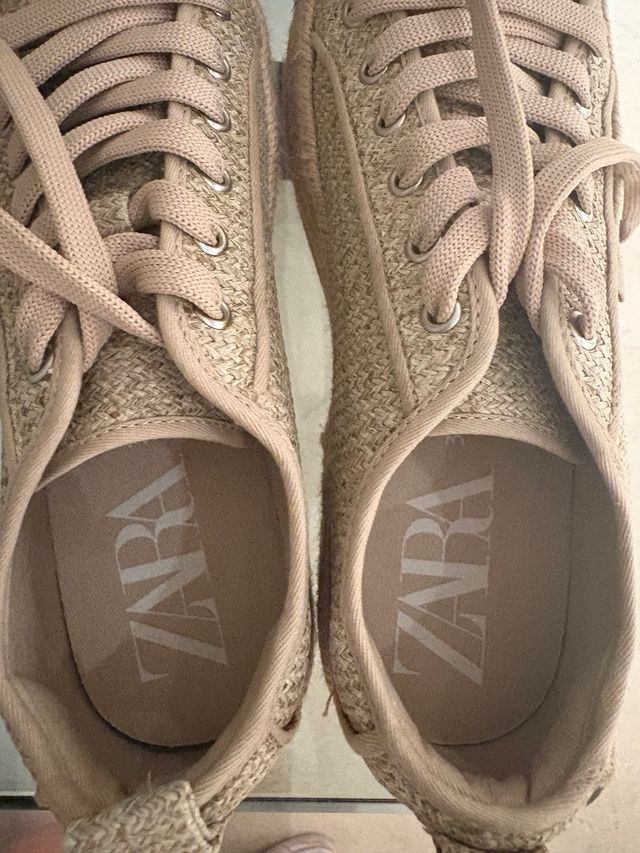 Zapatillas Zara Beige