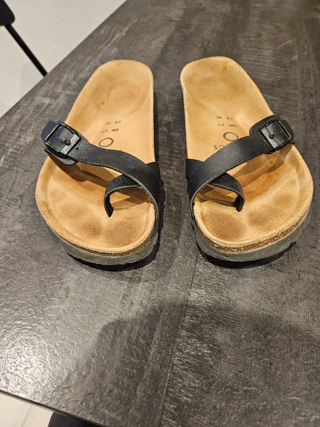 Sandali Sommers donna pelle neri marroni