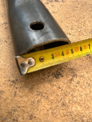 Barra horizontal piscina desmontable. Artesanal