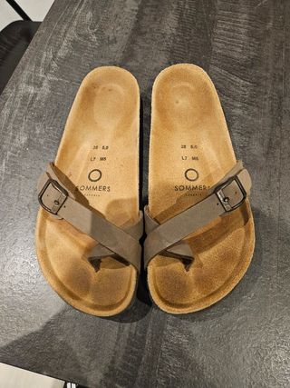 Sandali Sommers donna pelle beige Tg 38