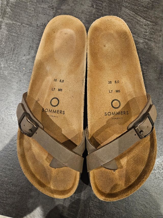 Sandali Sommers donna pelle beige Tg 38