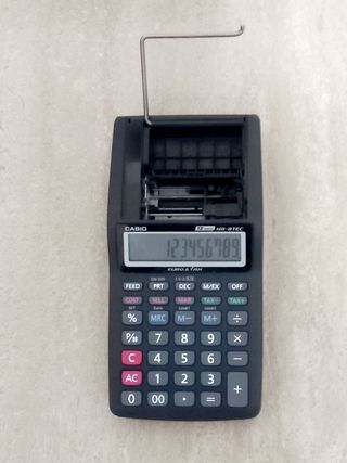 Calculadora Casio HR-BTEC con impresora