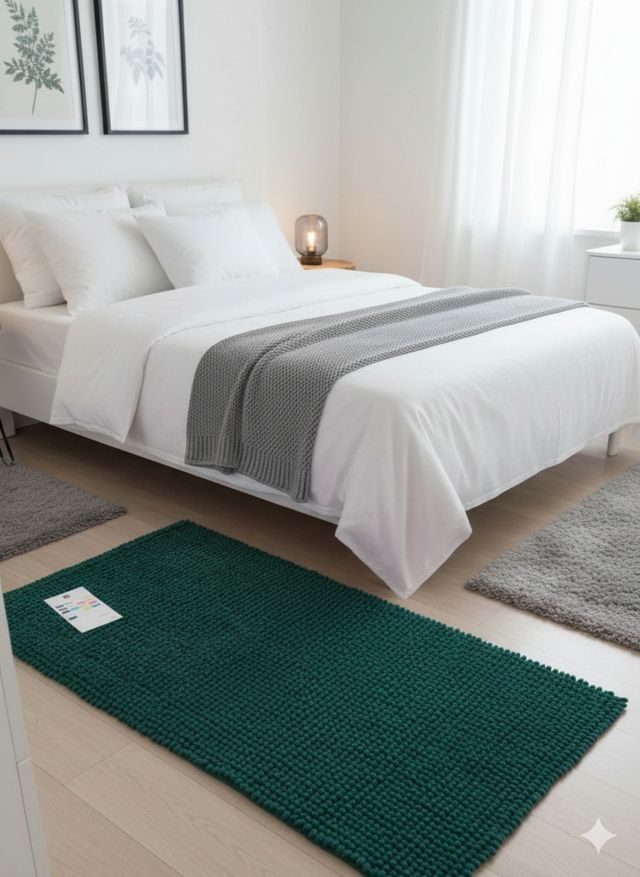 Tapete 60x100cm Verde Novo