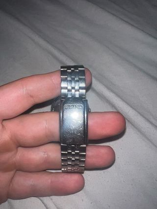 Reloj Seiko Plata y Blanco