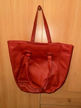 Bolso grande mujer rojo