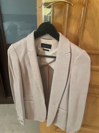 Americana Massimo Dutti Beige