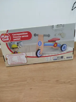 Bicicleta correpasillos madera infantil