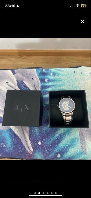 Reloj Armani Hombre Oro y Plata