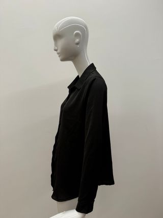 Camisa Negra Silky Talla M