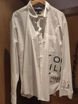 Camisa Tommy Hilfiger Blanca Talla XL