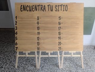 Seating plan boda