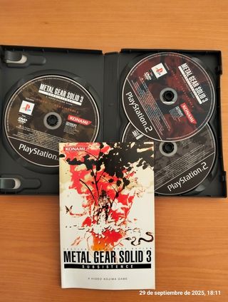 Metal Gear Solid 3: Subsistence PS2 Konami
