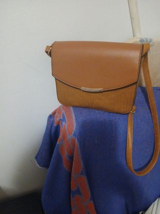 Bolso bandolera marrón