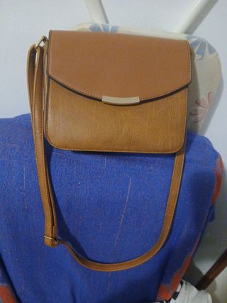 Bolso bandolera marrón