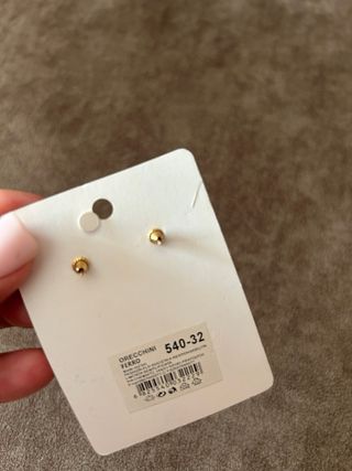 Orecchini pendenti donna oro e rosa