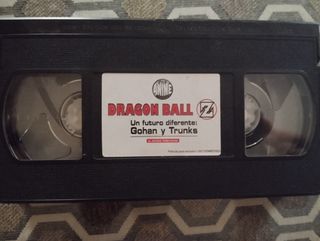 7 películas VHS de Dragon ball