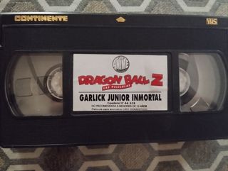 7 películas VHS de Dragon ball