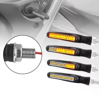4x Intermitentes LED Moto Dinámicos Homologados..