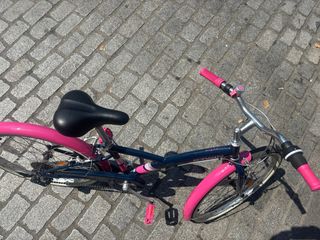 Bicicleta niña azul y rosa 20 “ BTWIN