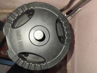 Juego Pesas 100kg + Barras Gorilla Sports
