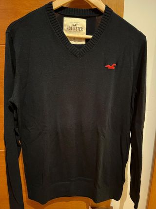 jersey negro hollister