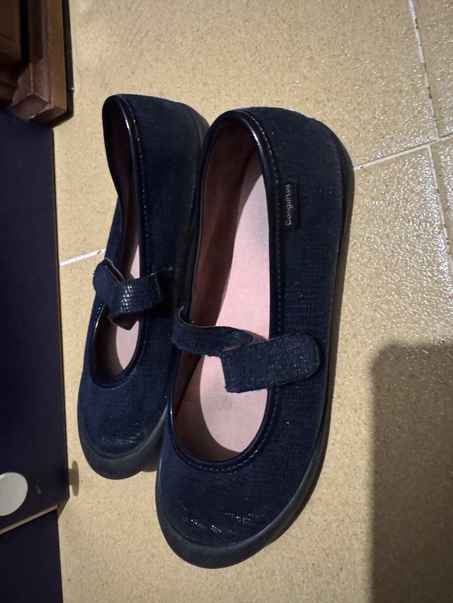 Merceditas niña Conguitos azul marino