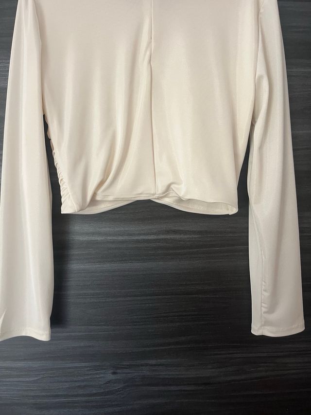 Top elegante Lumina manga larga