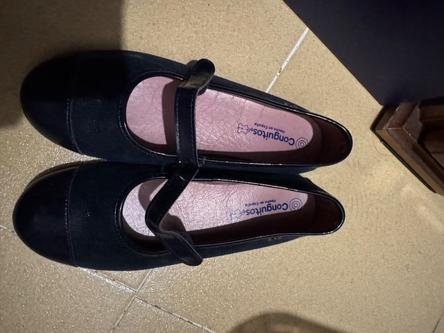 Merceditas niña azul marino